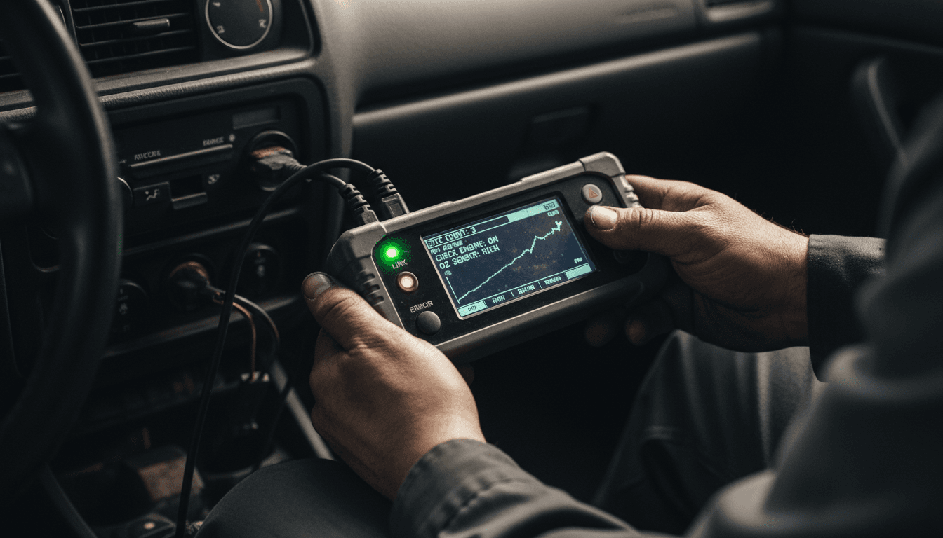 Pre-purchase OBD2 scan process
